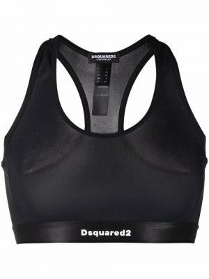 Sport trykt bh Dsquared2 svart