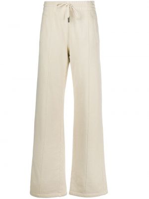 Luźne spodnie bawełniane Off-white - biały