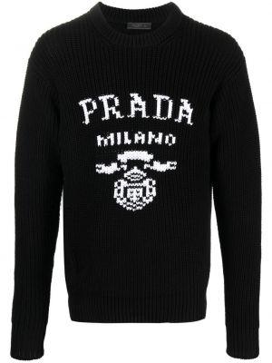 Lang genser Prada svart