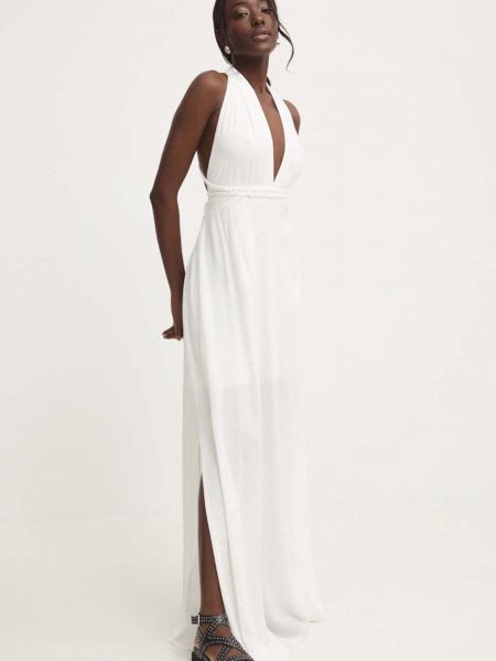 Rozkloszowana sukienka Answear Lab biała