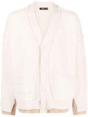 Cardigan ricamata Five Cm bianco