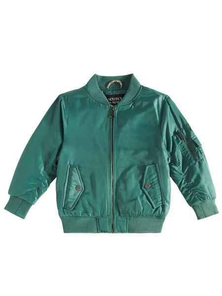 Bomberjakke for gutter Scotch & Soda Kids grønn