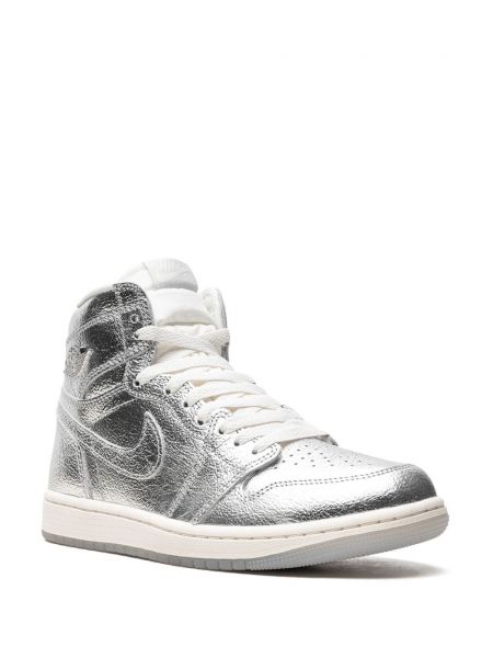Sneakersy Jordan Air Jordan 1 srebrne