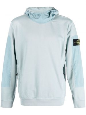 Hoodie Stone Island blå