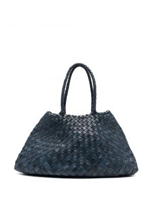 Geflochtene shopper handtasche Dragon Diffusion blau