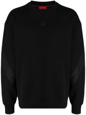 Jersey sweatshirt Hugo schwarz