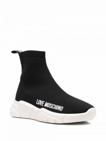 Sneakersy z nadrukiem wsuwane Love Moschino