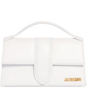Кожени чанта Jacquemus бяло