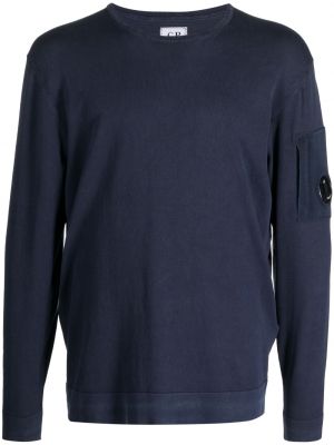 Bluza dresowa bawełniana C.p. Company niebieska