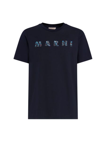 T-shirt aus baumwoll Marni blau