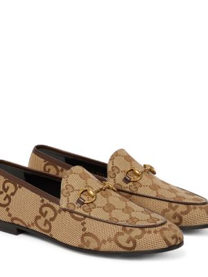Loafers Gucci καφέ