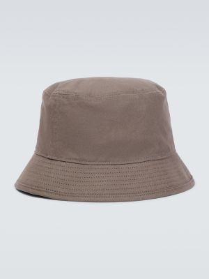 Bavlněný klobouk Drkshdw By Rick Owens šedý