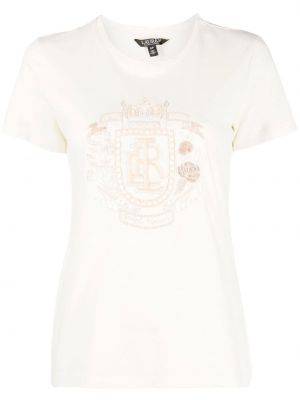 Brodert t-skjorte Lauren Ralph Lauren