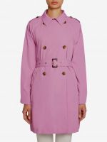 Ροζ γυναικεία γυναικεία παλτό