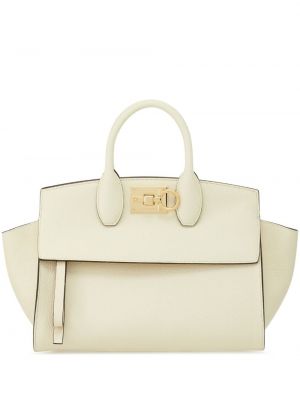 Shopping bag Ferragamo hvid