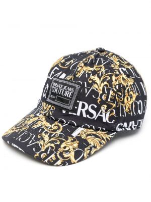 Trykt cap Versace Jeans Couture svart