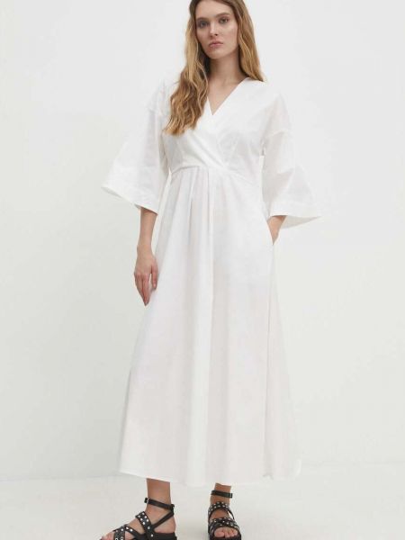 Sukienka długa Answear Lab biała