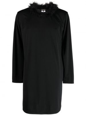 Marškinėliai su plunksnomis Comme Des Garçons Homme Plus juoda