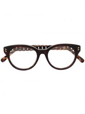 Brýle Stella Mccartney Eyewear hnědé