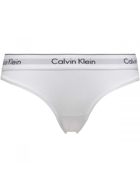 Slipy Calvin Klein Jeans białe
