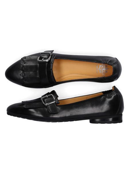 Zapatos monk de cuero Truman's negro