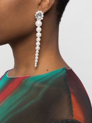 Ohrring mit perlen Atu Body Couture weiß