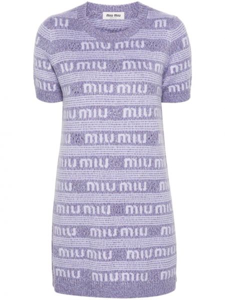 Mini robe Miu Miu violet