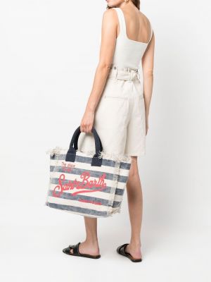 Shopper handtasche mit print Mc2 Saint Barth