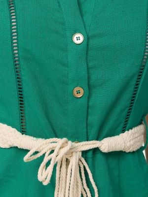 Robe chemise Orsay vert
