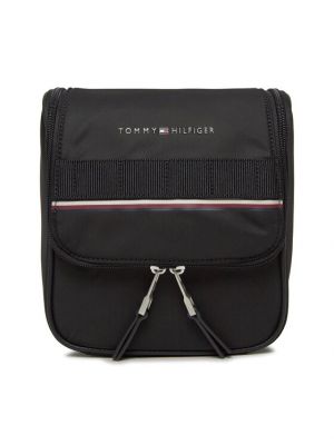 Najlonska kozmetička torbica Tommy Hilfiger crna