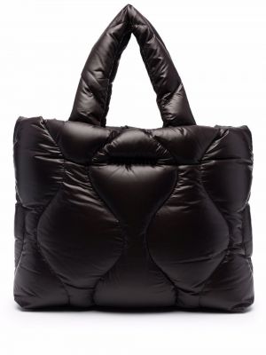 Bolso shopper acolchada Miu Miu negro