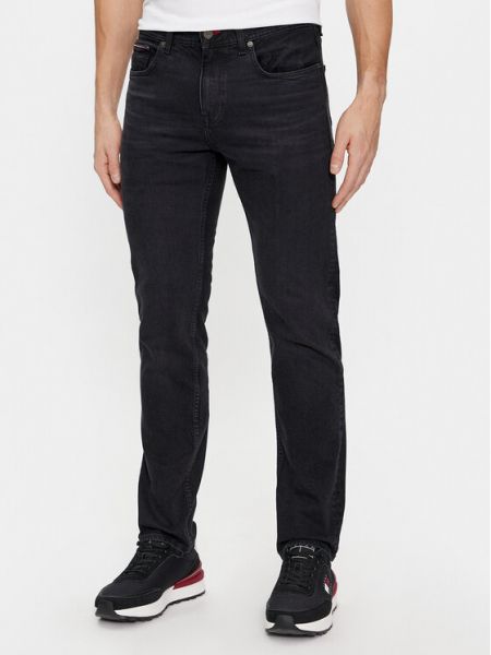 Straight fit džíny Tommy Hilfiger černé
