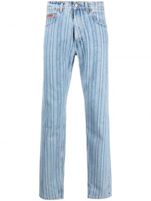 Straight leg jeans a righe Martine Rose