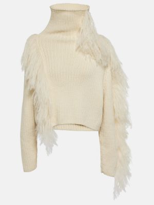 Maglione di lana Cordova bianco