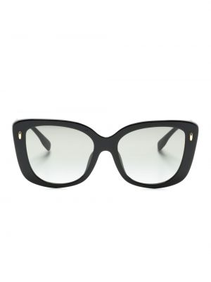 Oversized sončna očala Tory Burch črna