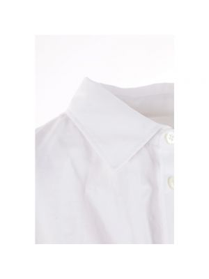 Blusa de algodón Balenciaga blanco
