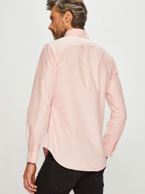 Koszula z długim rękawem Polo Ralph Lauren różowa