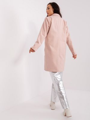 Płaszcz Fashionhunters różowy