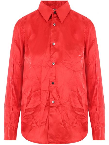 Chemise longue Comme Des Garçons rouge