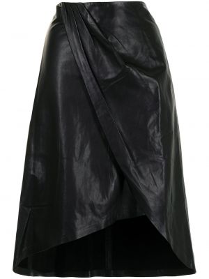 Černé sukně kožené Iro