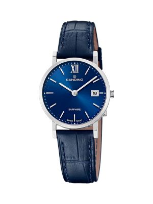 Кожаные часы Candino синие
