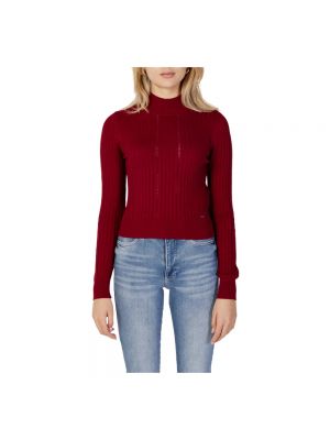 Pull en tricot Pepe Jeans rouge