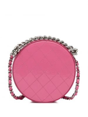 Sac bandoulière avec perles Chanel Pre-owned rose