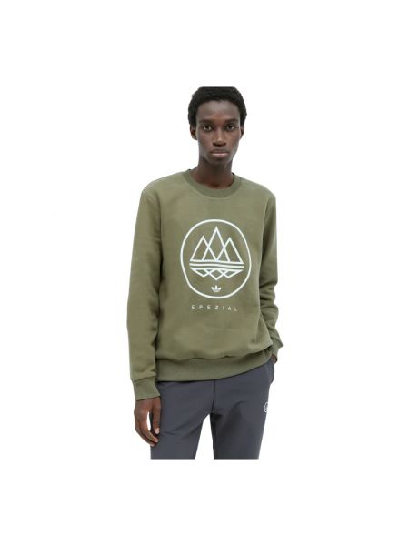 Sweatshirt mit rundhalsausschnitt mit print Adidas Originals grün