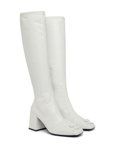Kotníkové boty Courrèges bílé