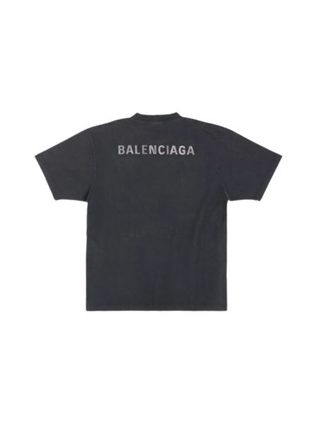 Camiseta oversized Balenciaga negro
