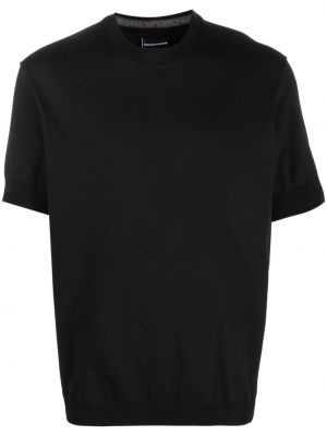 Tričko s potlačou Emporio Armani čierna