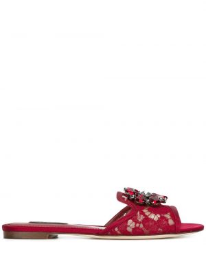 Sandale Dolce & Gabbana rot