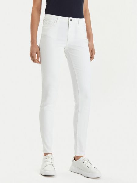 Jeans skinny slim Armani Exchange blanc