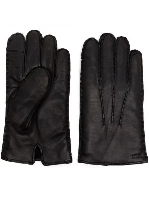 Кожени ръкавици Polo Ralph Lauren черно